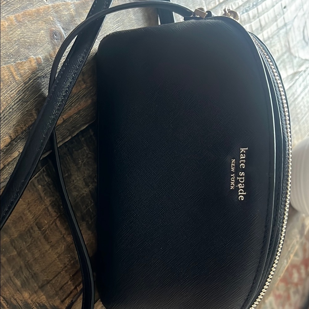 Kate Spade Black Belt Bag Sleek Minimalist Design